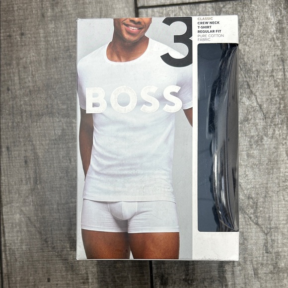 Boss Other - BOSS Men's Black Crew Neck T-Shirt 3-Pack NWT
